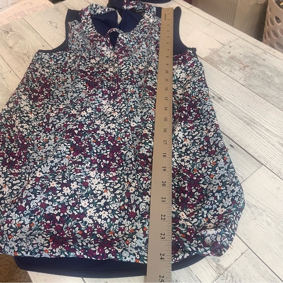 41 Hawthorn Clearwater Mixed Media Surplice Top Extra Small - Picture 7 of 10